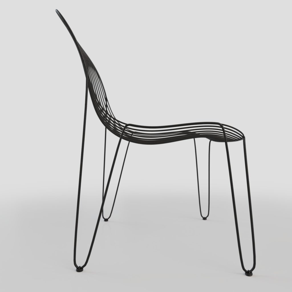 Wire Thin Frame Chair iMeshh