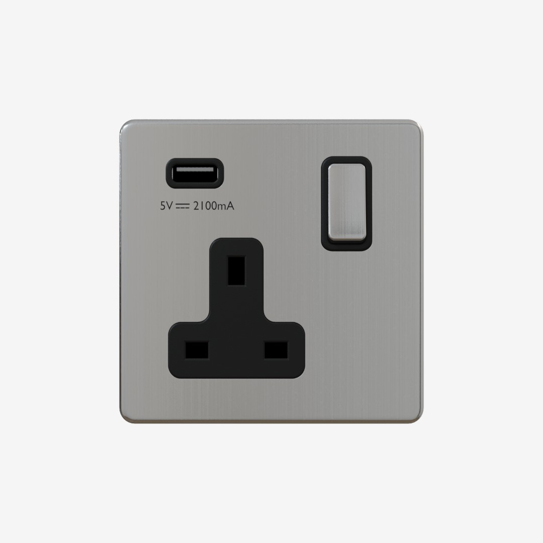 Single Socket With USB iMeshh