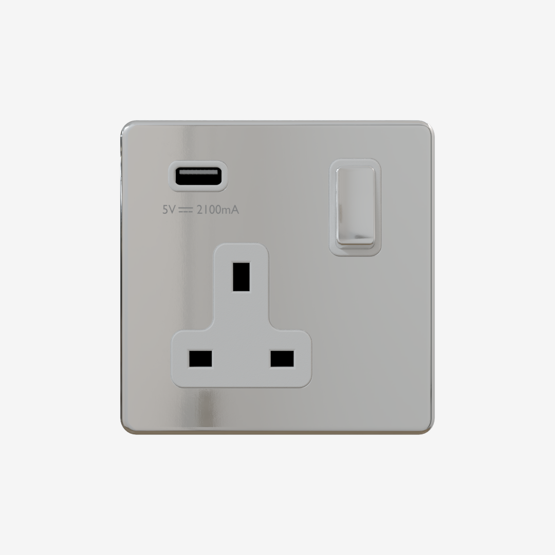 Single Socket With USB iMeshh