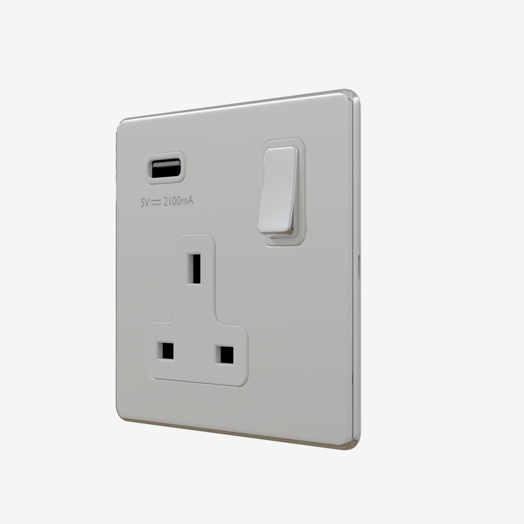 Single Socket With USB iMeshh