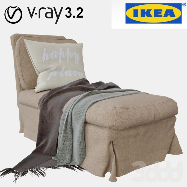 Ikea Ektorp (Chaise Lounge No Armrest) • iMeshh