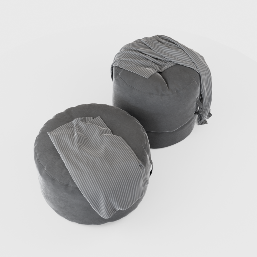 Poufs on Legs • iMeshh