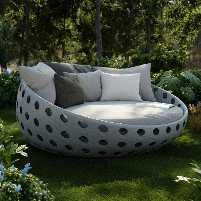 Outdoor Round Bed iMeshh