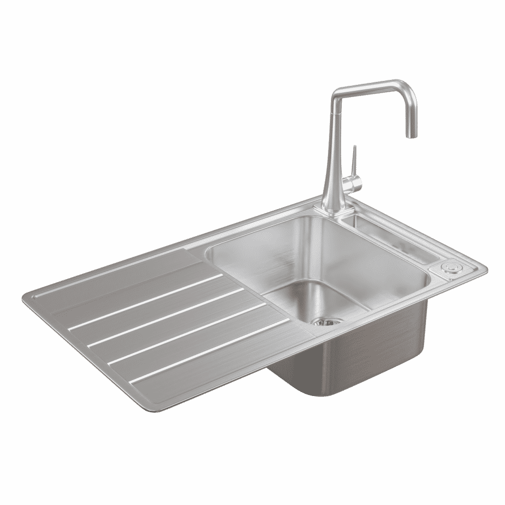 Steel Sink and drainer • iMeshh
