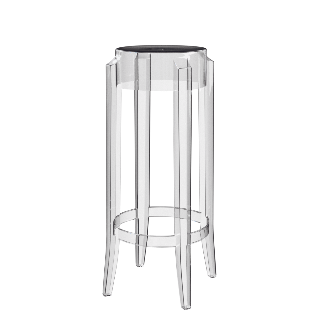 Clear Plastic Stool • iMeshh