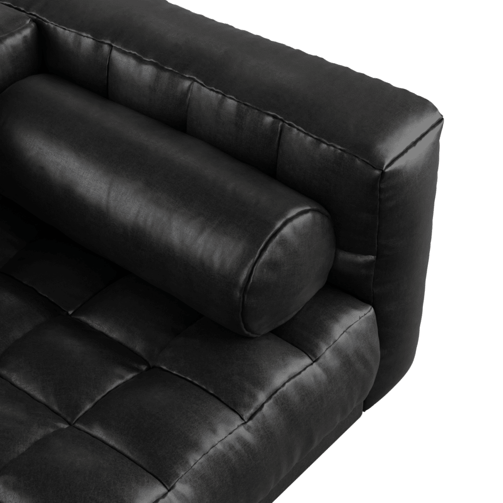 Leather Quilted Sofa • iMeshh