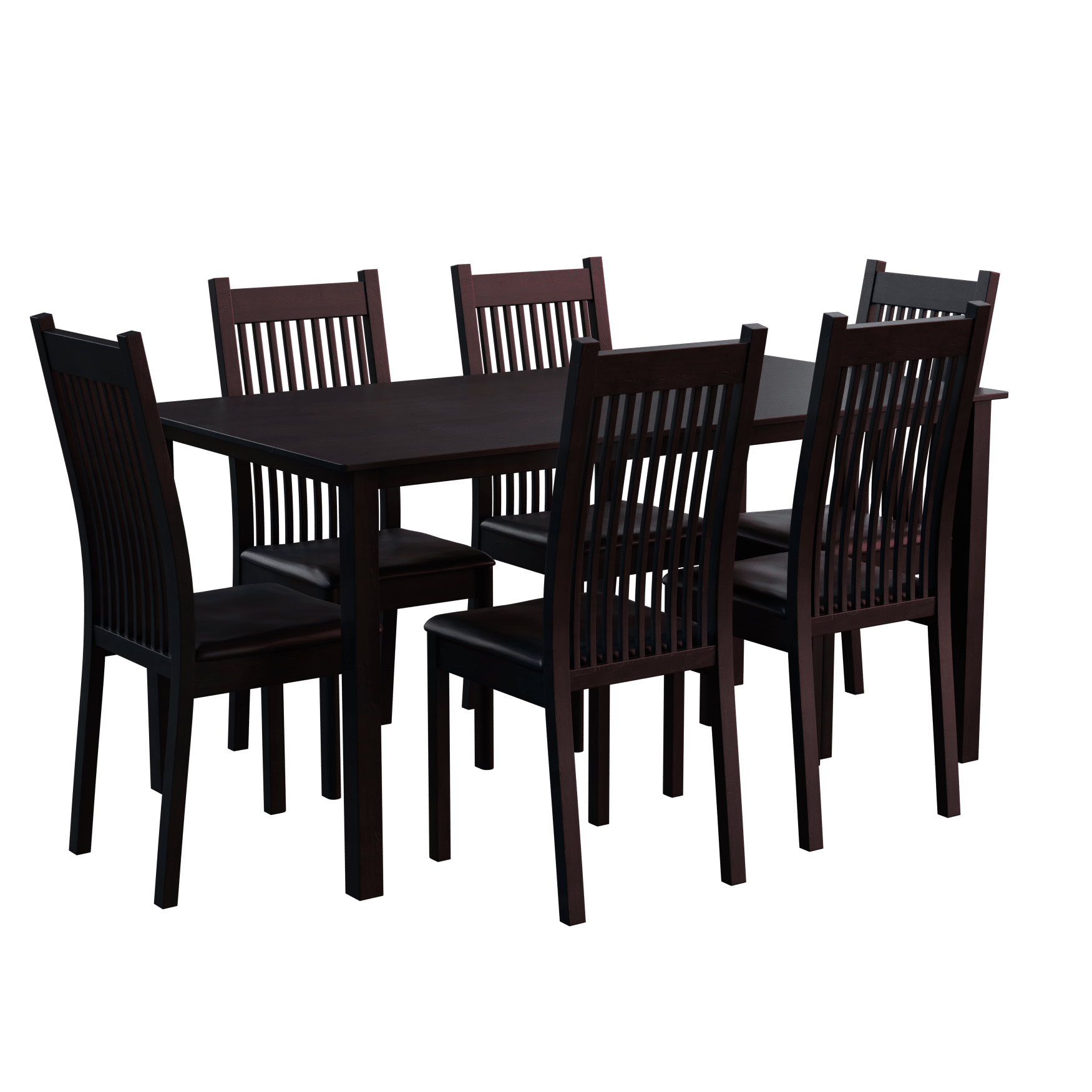 Dark Wood Table • iMeshh