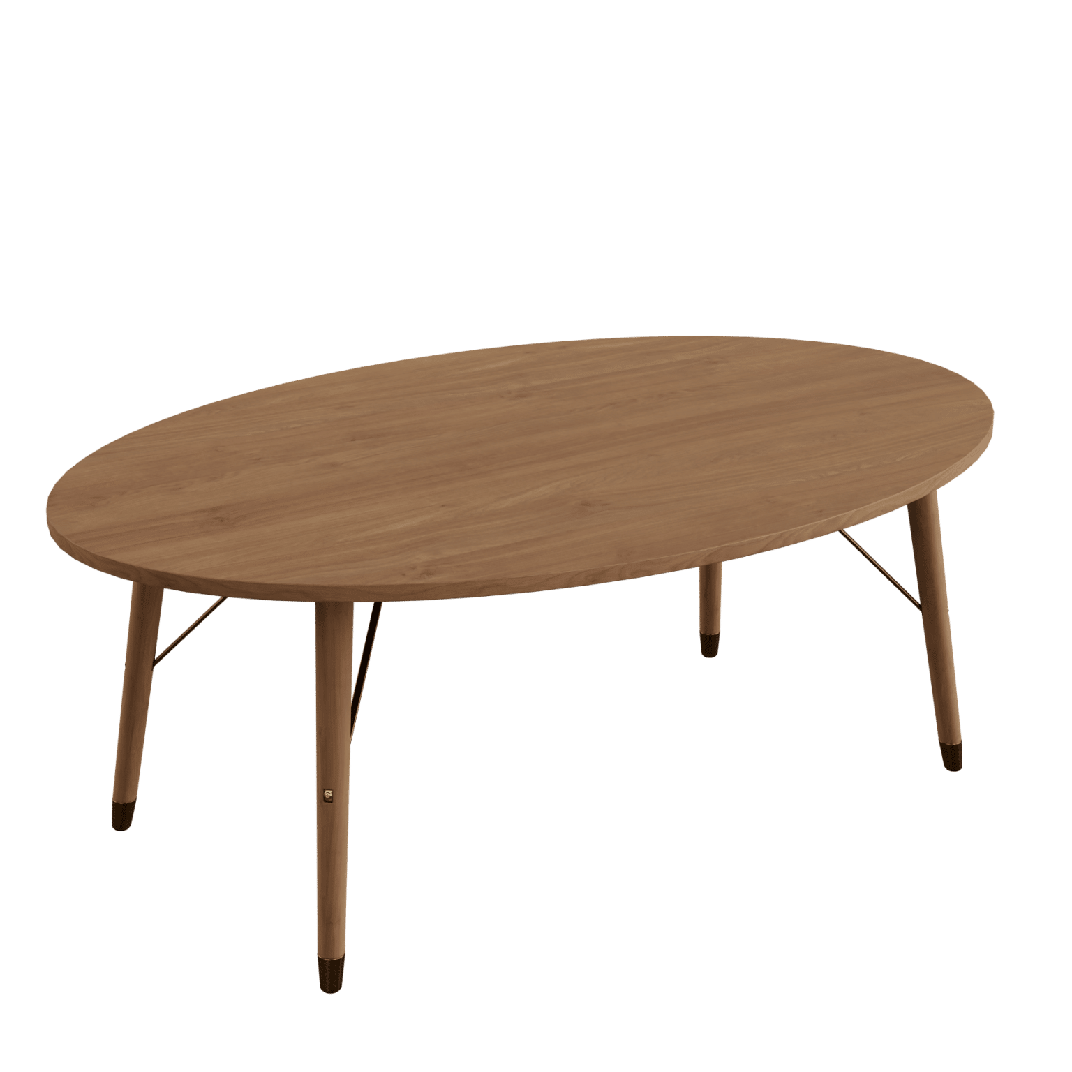 Wood Oval Table • iMeshh