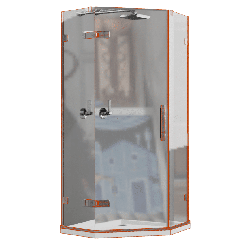 Corner Shower 1 iMeshh