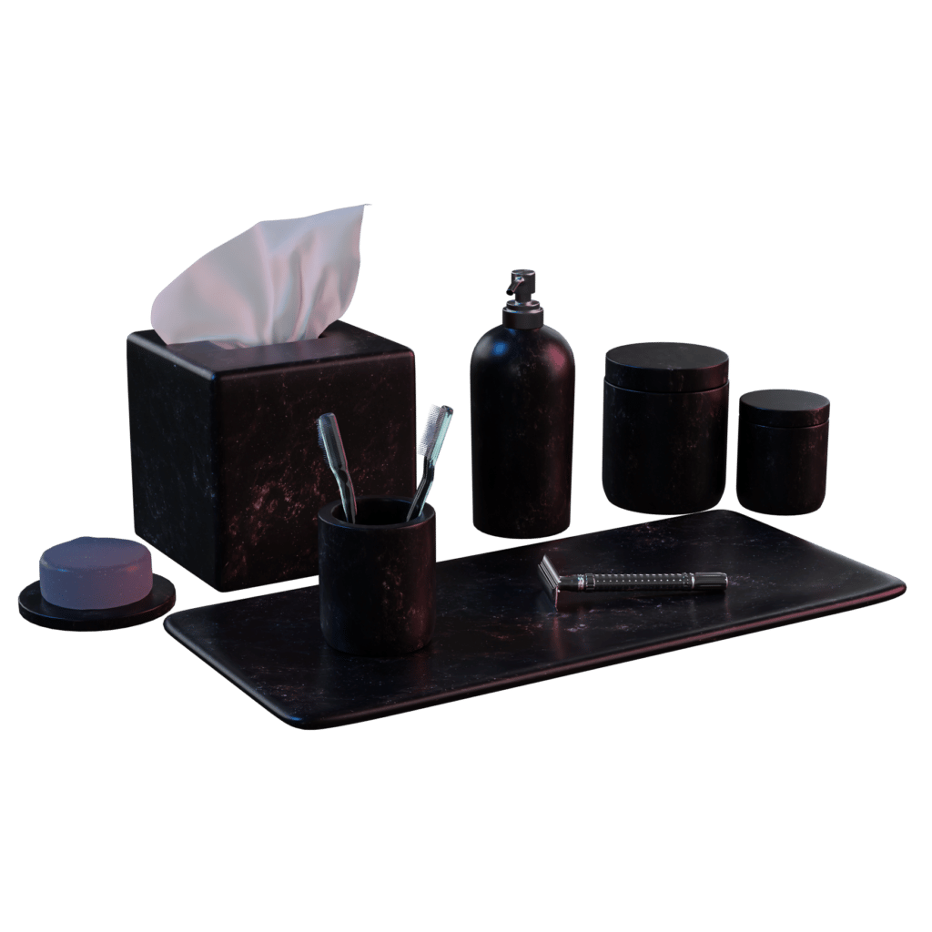 Matching Black Bathroom Set • iMeshh