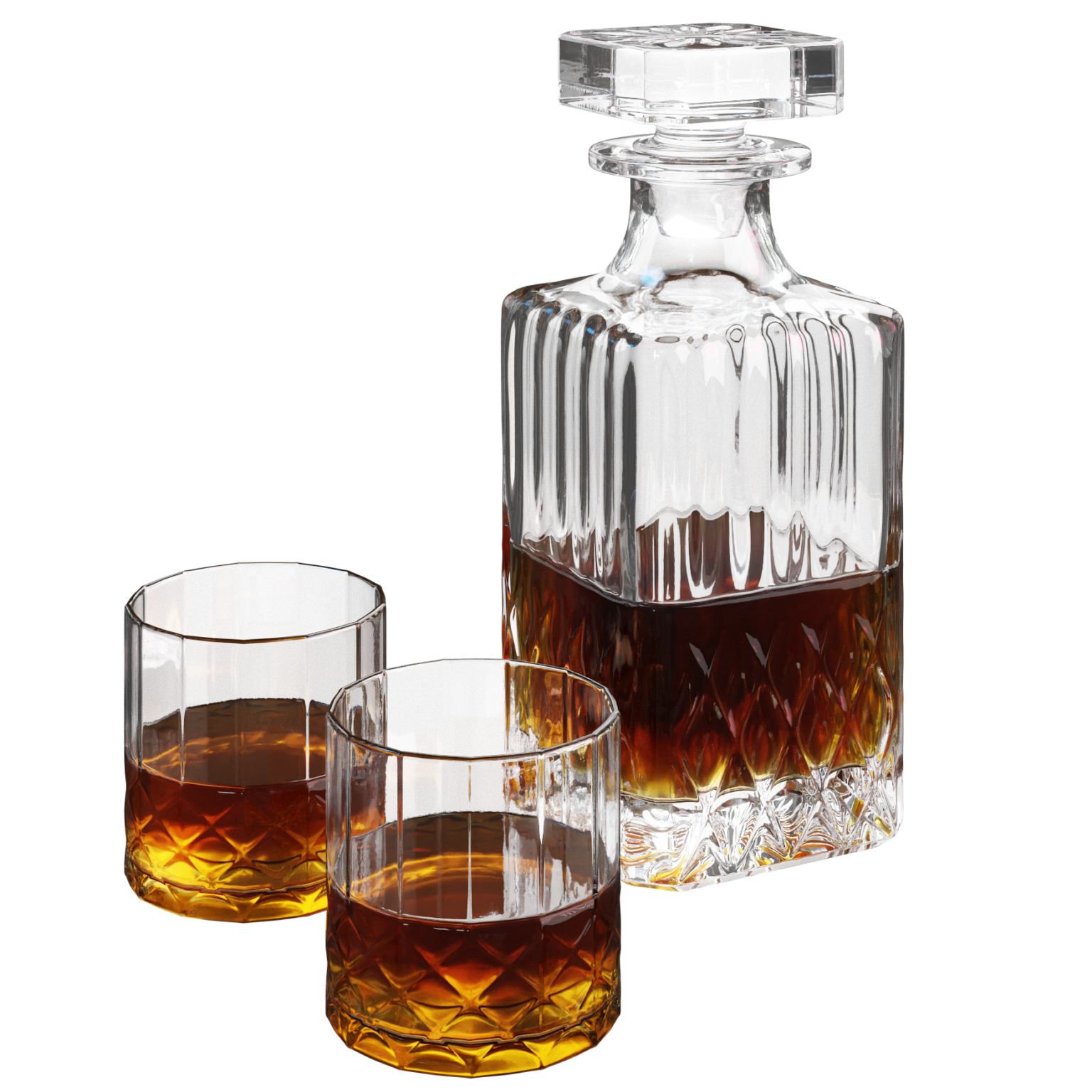 Whisky Glasses 3D Model • iMeshh