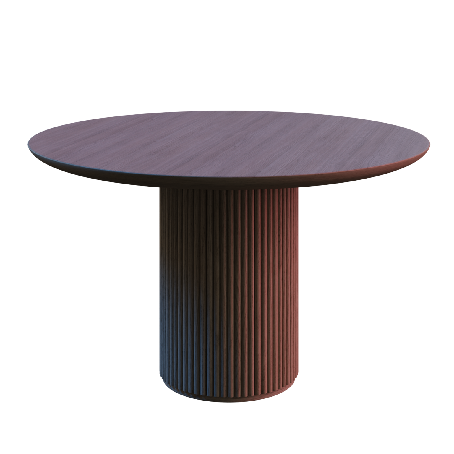 Wood Cylinder Dining Table • iMeshh