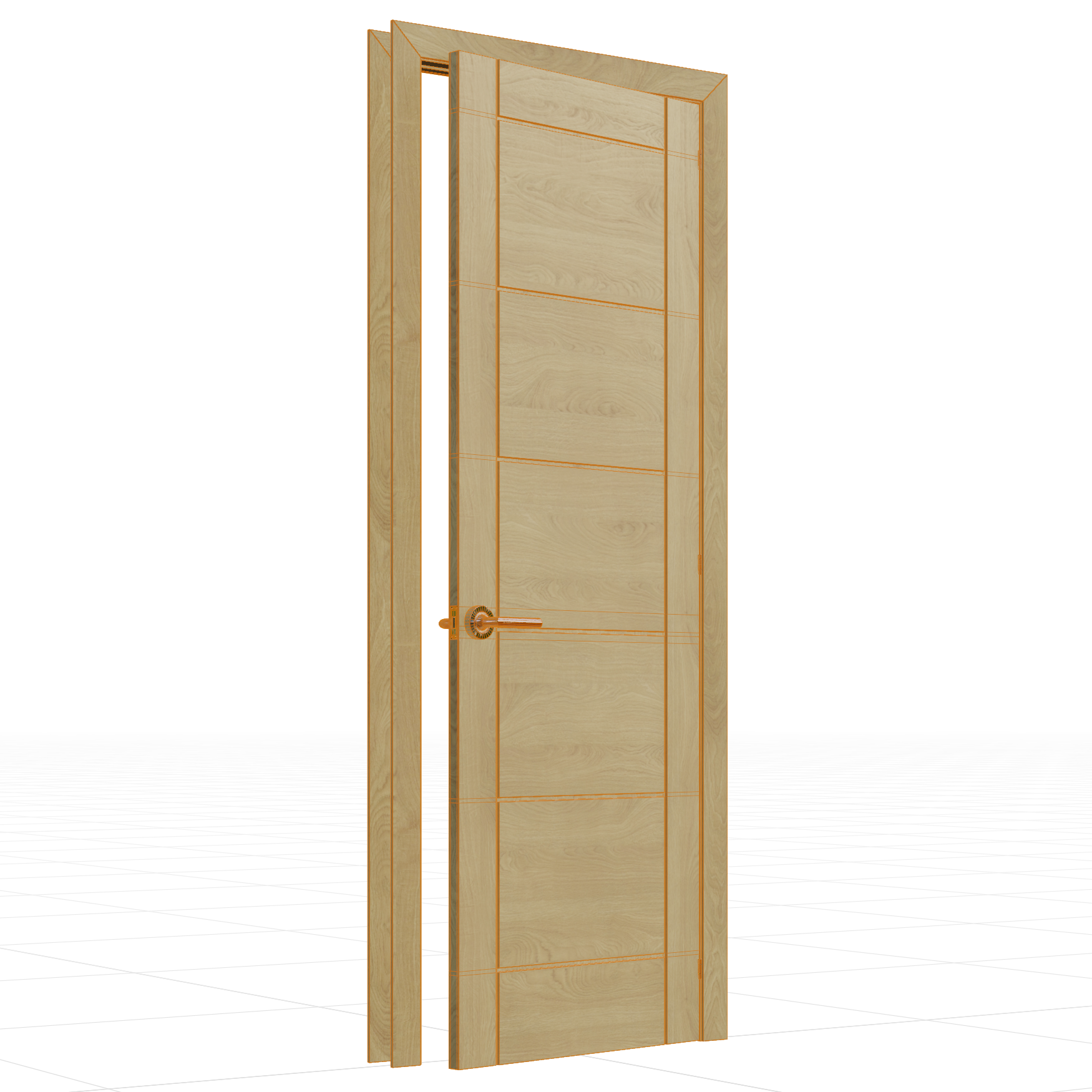 Architectural_Doors_Interior_03_Wireframe