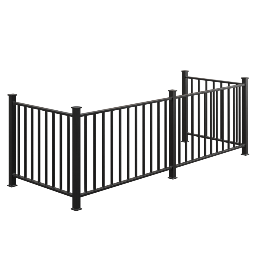 GeoNodes Steel Railing Fence • iMeshh