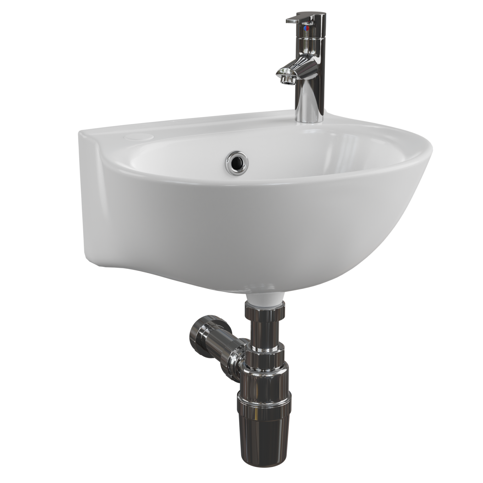 Cloakroom Basin 01 • iMeshh 3D Model for Blender 4.0+