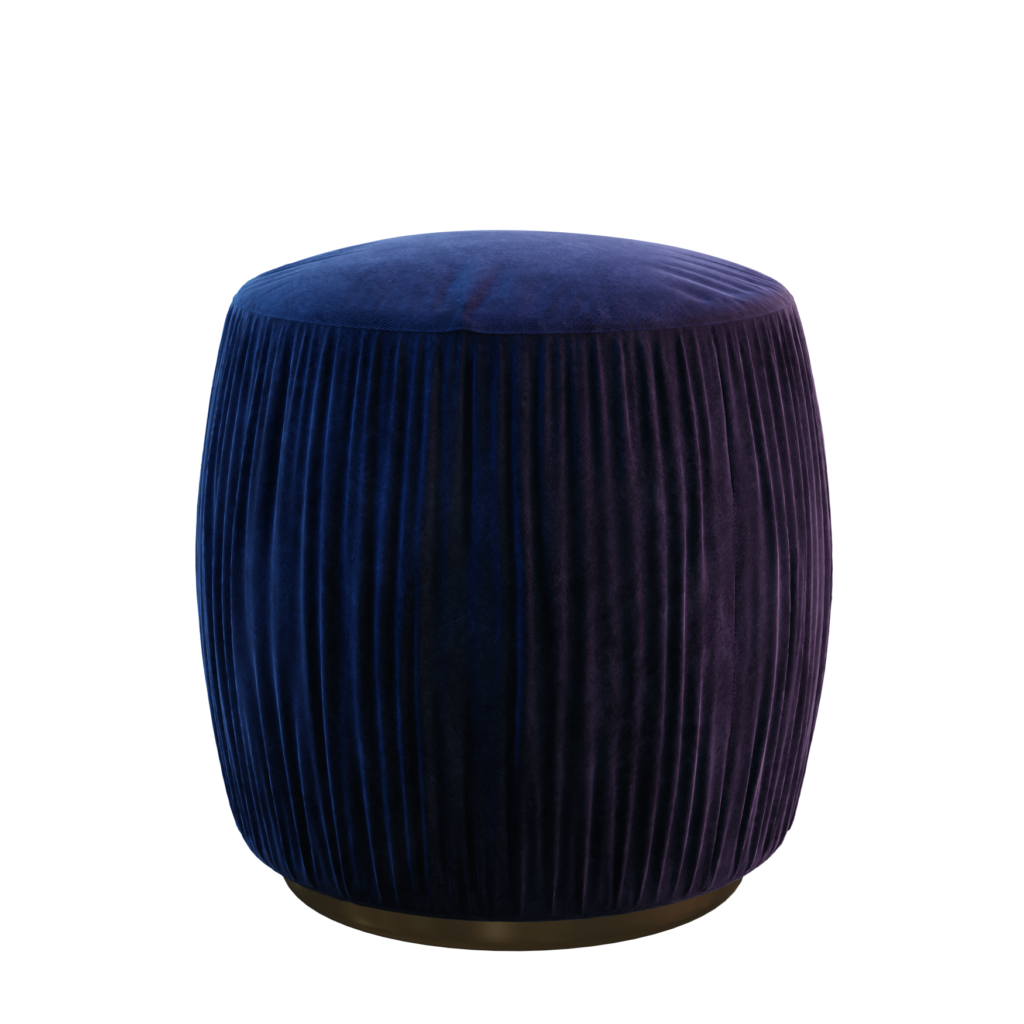Buttoned Pouf 01 • iMeshh