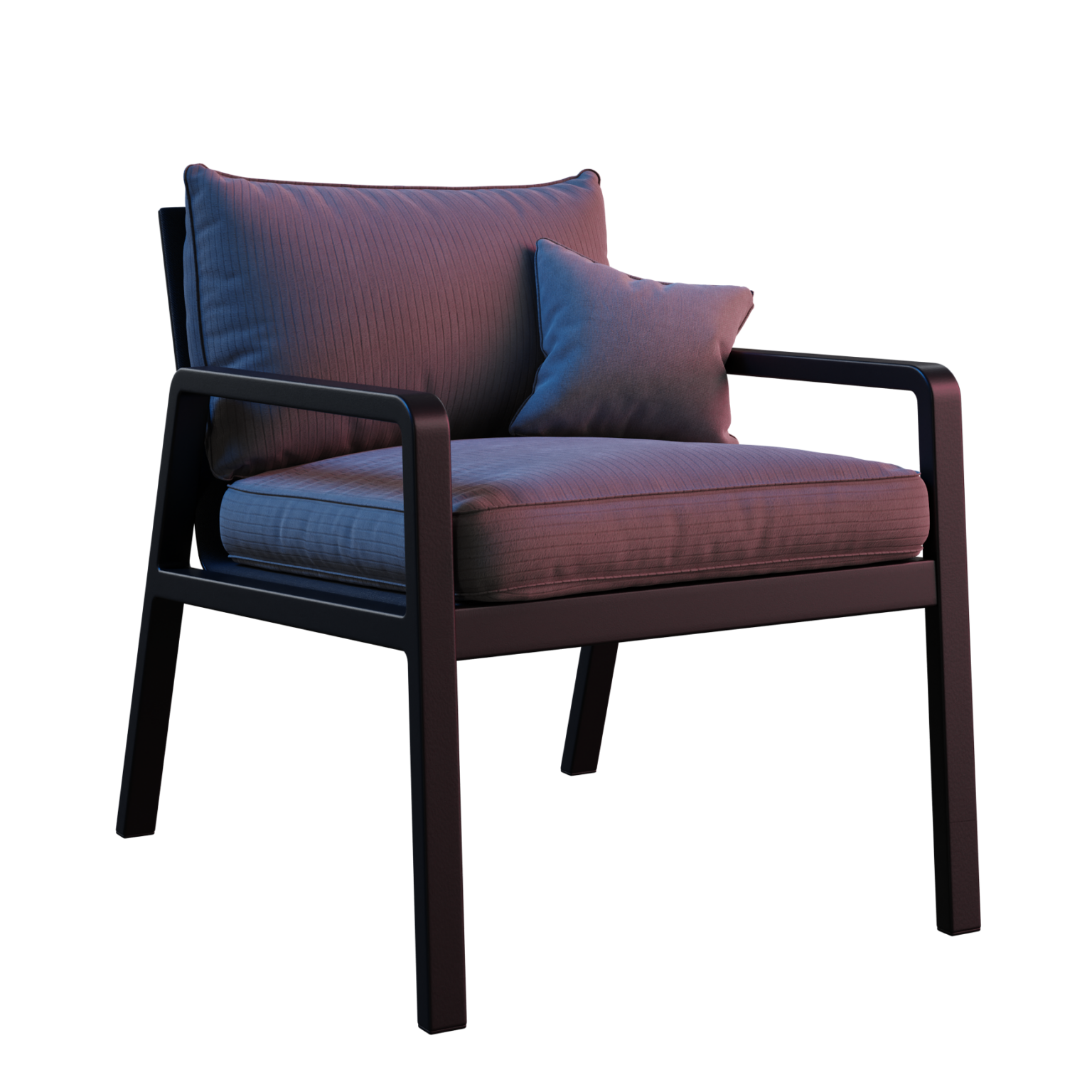 Modern Outdoor Lounge Chair 01 for Blender 3D• iMeshh 3D Model Library