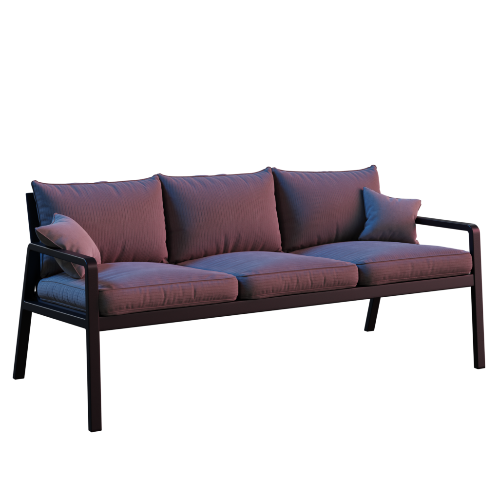 Modern Outdoor Lounge Sofa 01 for Blender 3D• iMeshh 3D Model Library