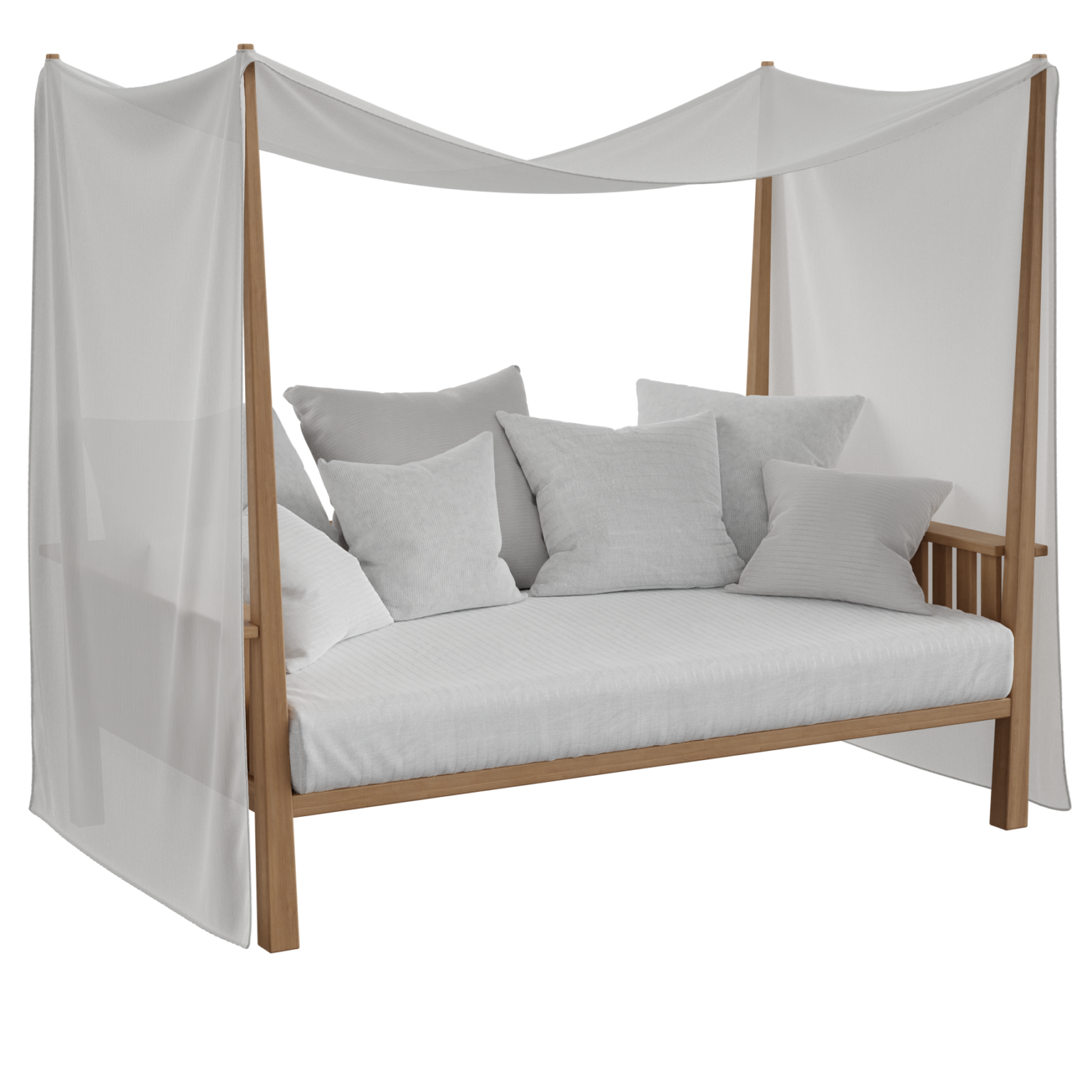 Outdoor Canopy Sofa 01 for Blender 3D• iMeshh 3D Model Library