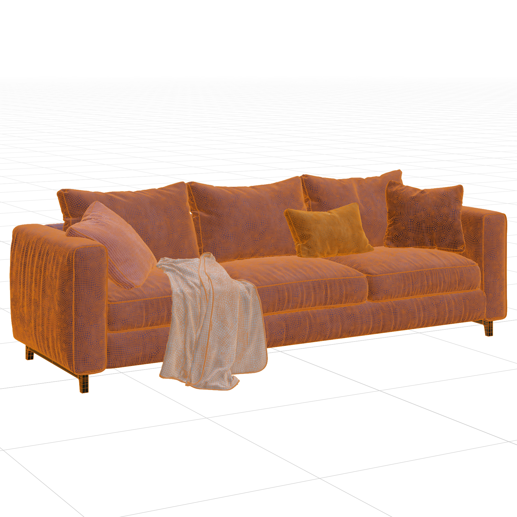 Seating_Sofas_Three-Seater_01_Wireframe