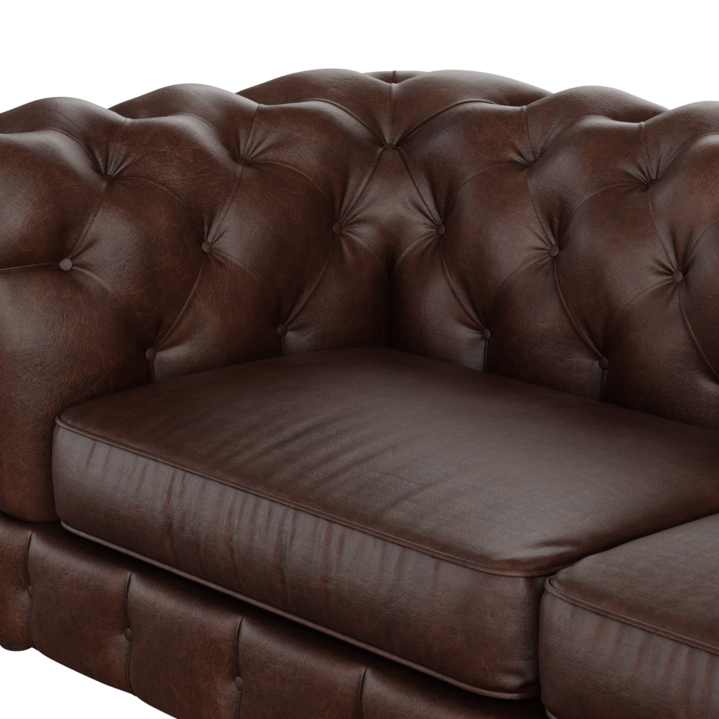 Chesterfield Sofa 01 • iMeshh 3D Model for Blender 4.0+