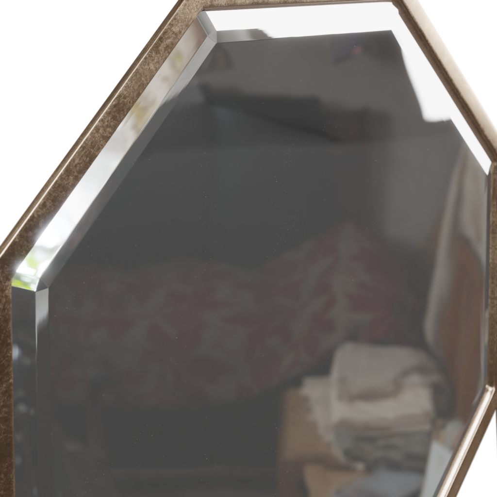 Geometric Mirror 01 • iMeshh 3D Model for Blender 4.0+