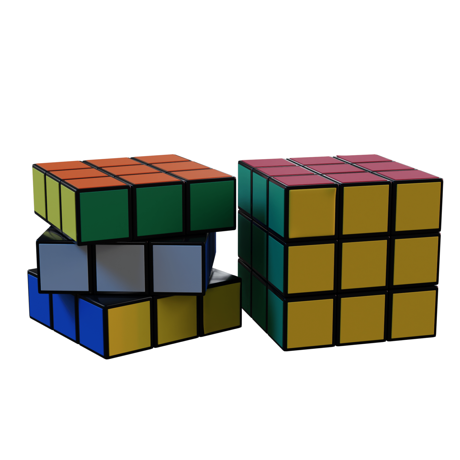Rubix Cube 01 • iMeshh - 3D Model for Blender 4.0+