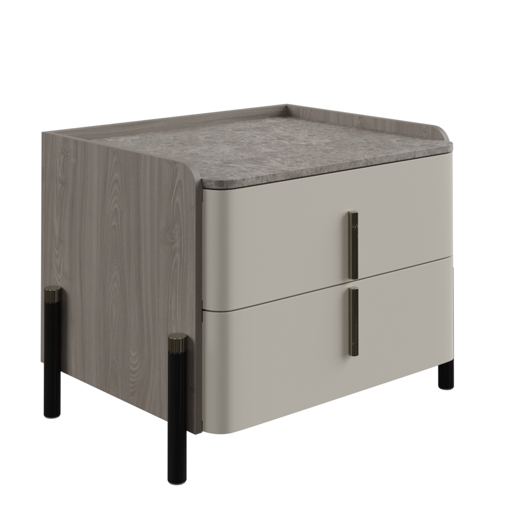 Two Drawer Bedside 01 for Blender • iMeshh 3D Model Library
