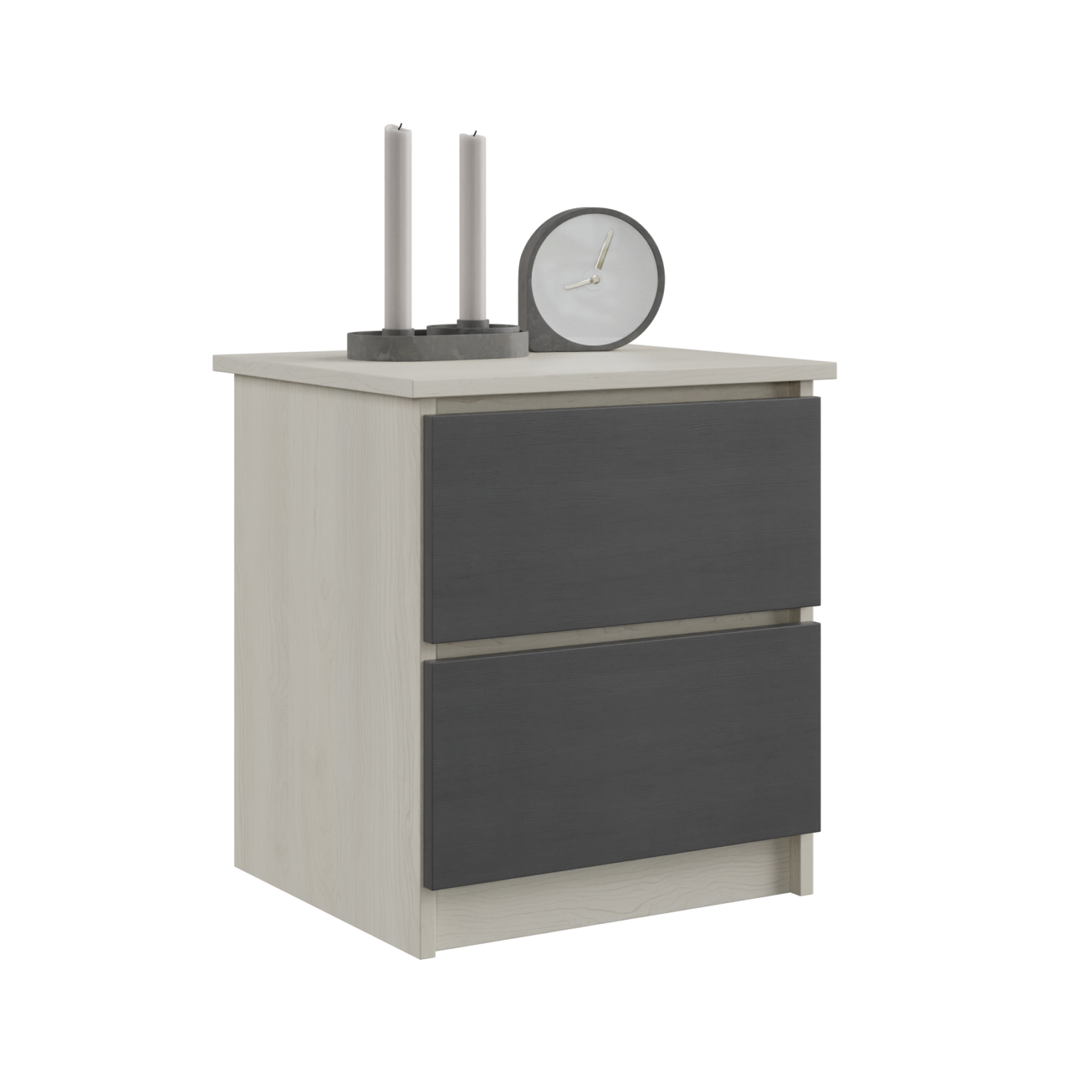 Modern Grey Bedside 01 • iMeshh 3D Model for Blender 4.0+
