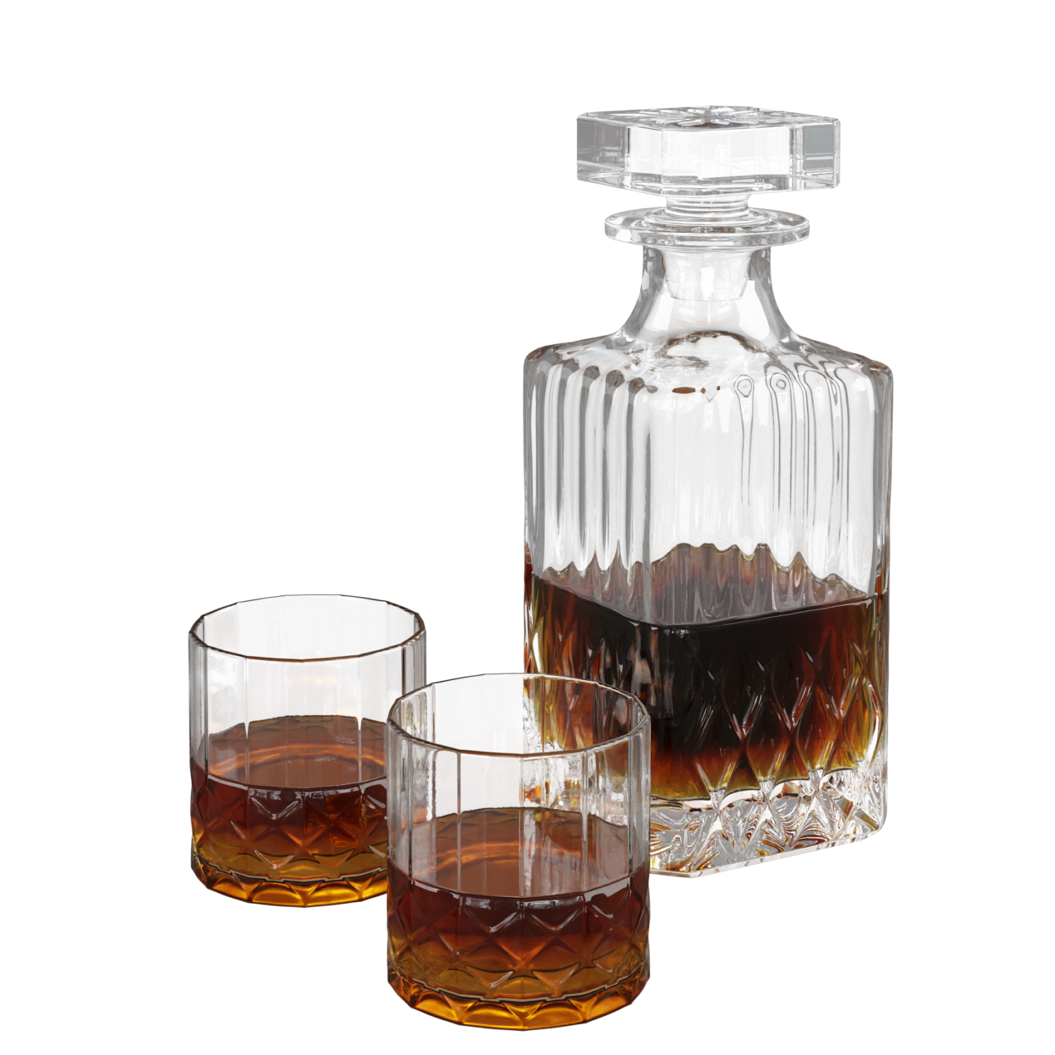 Whisky Glasses 01 • iMeshh 3D Model for Blender 4.0+