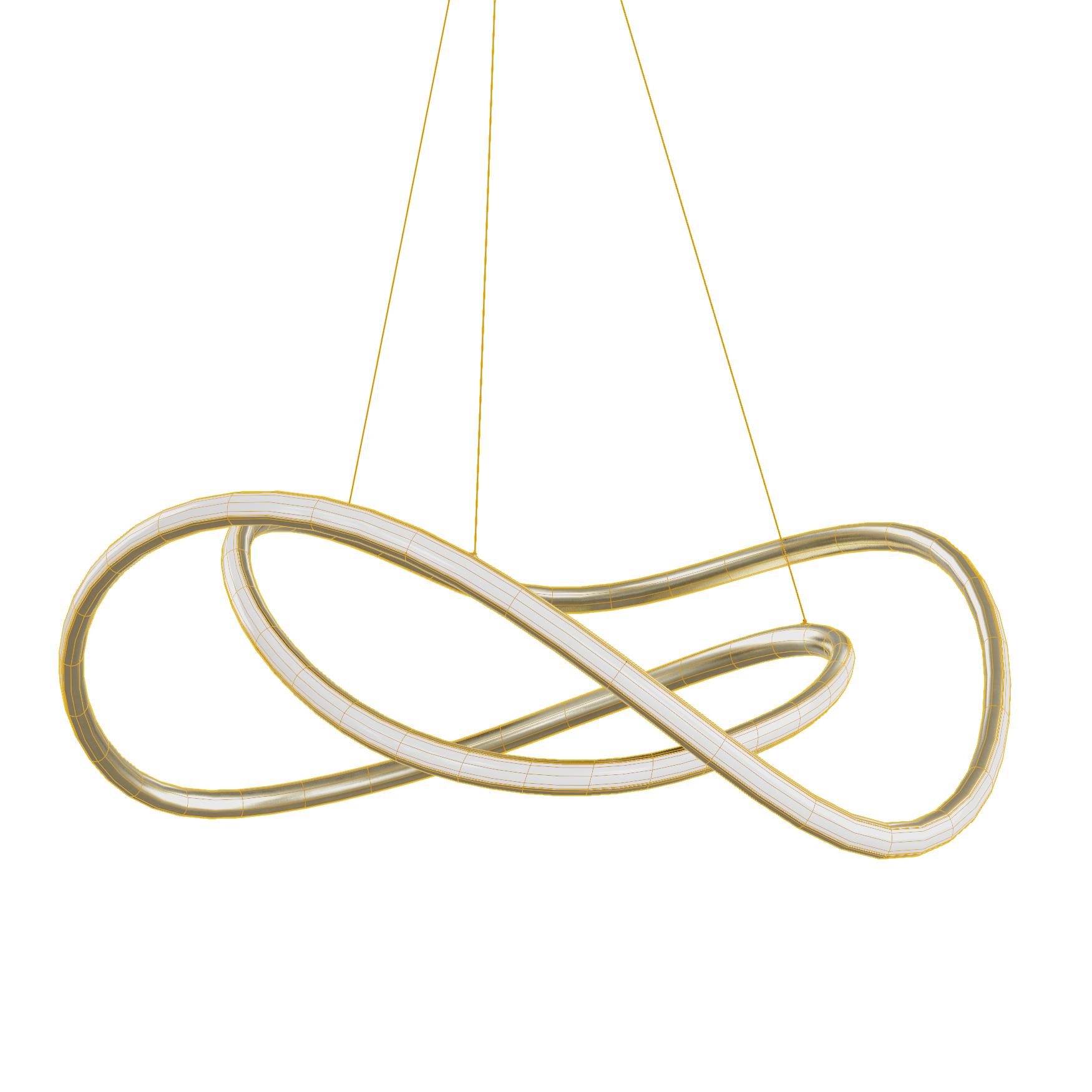 Lighting_Ceiling-Pendants_Squiggle_01_Wireframe