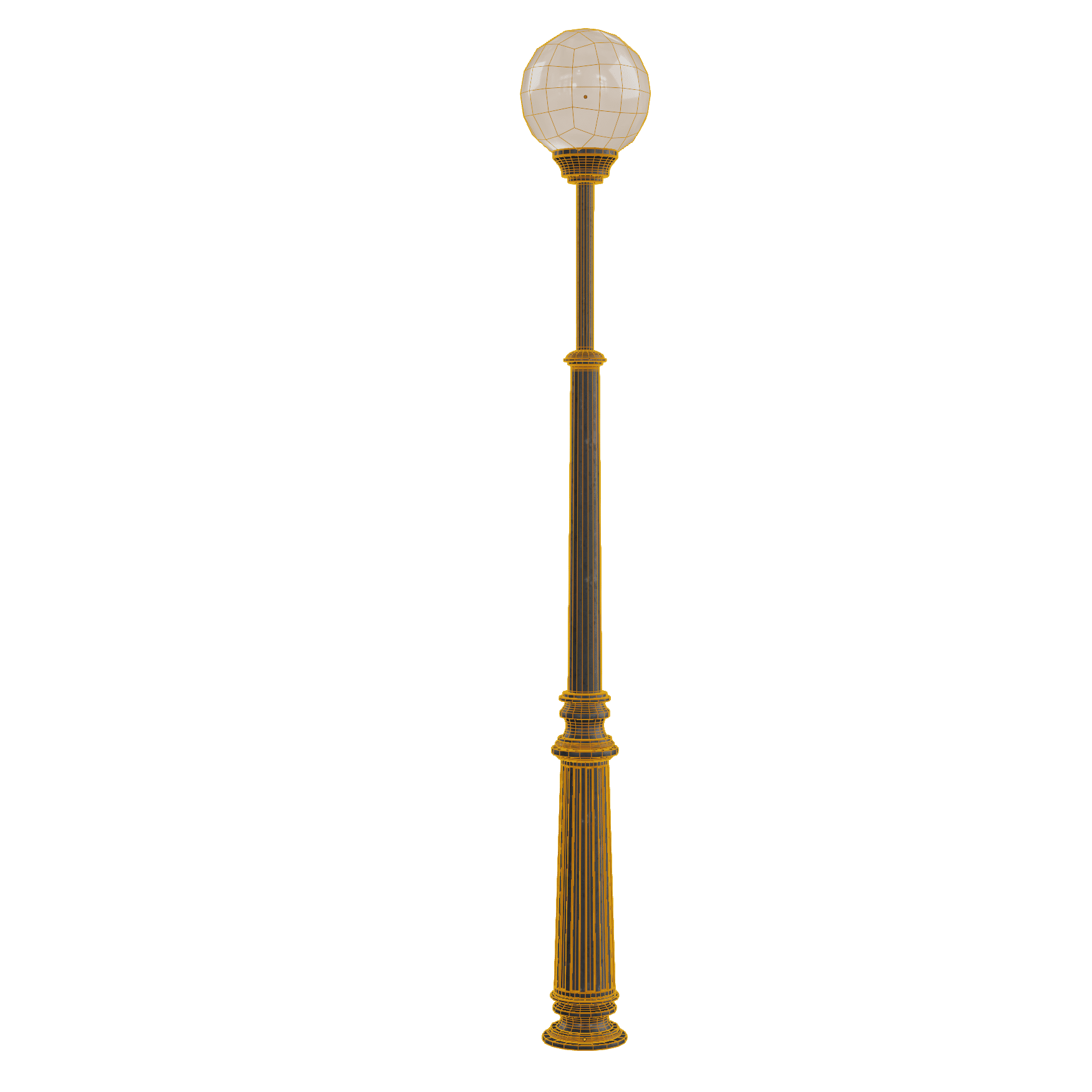 Lighting_Street_Traditional-Single_01_Wireframe