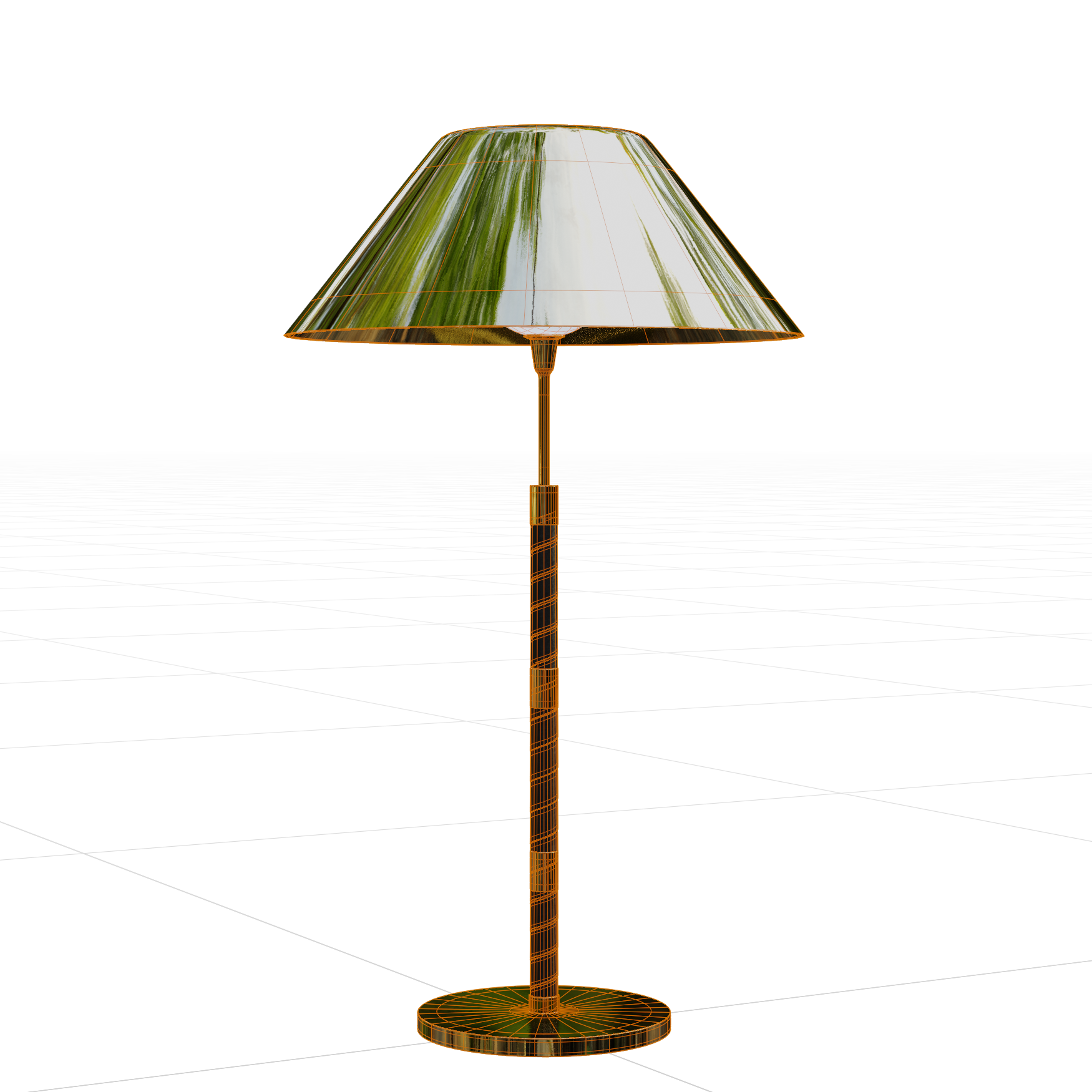 Lighting_Table-Lamps_Antique_01_Wireframe