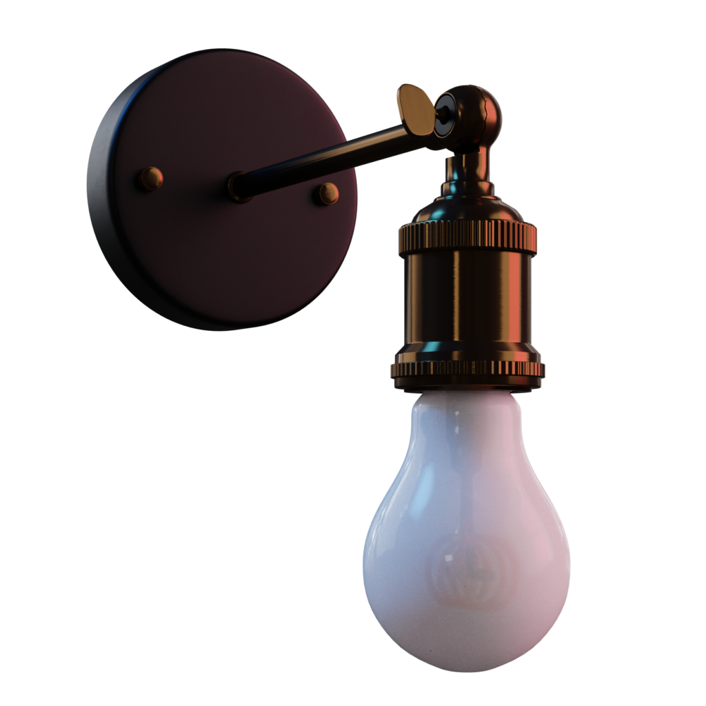 Vintage Lamp Holder 01 • iMeshh 3D Model for Blender 4.0+