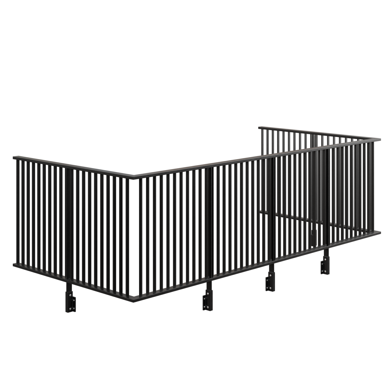 GeoNodes Iron Edged Fence 01 • iMeshh 3D Model for Blender 4.0+