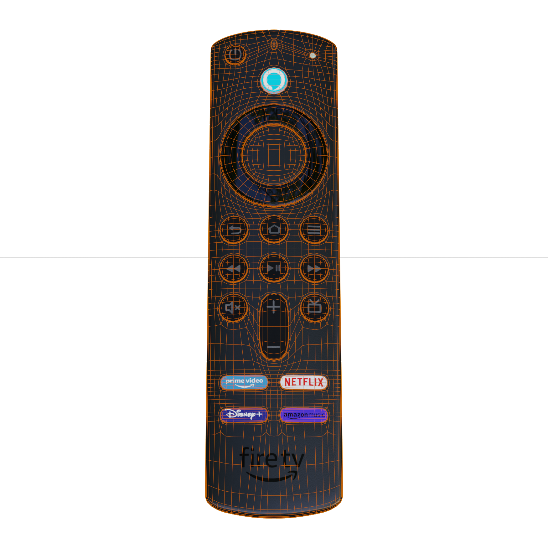 Electronics_Screens_TV-Remote_01_Wireframe