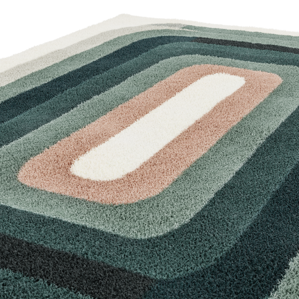 Geometric Rug 03 • iMeshh 3D Model for Blender 4.0+