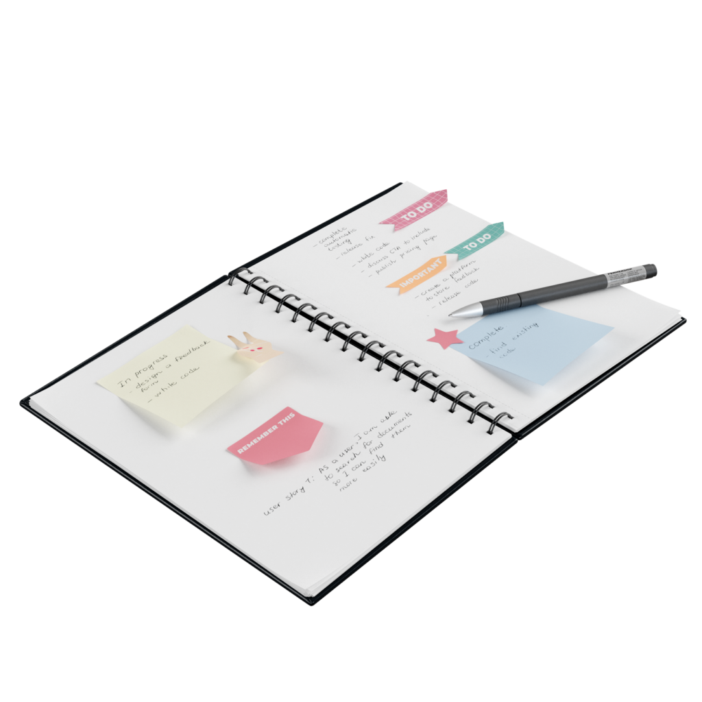 notepad-01-for-blender-imeshh-3d-model-library
