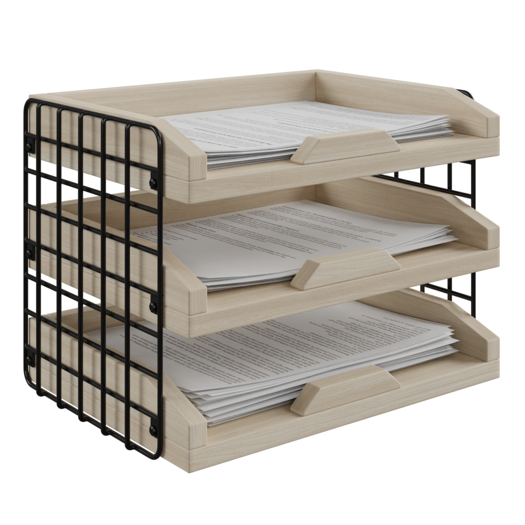 Paper Organiser 02 • iMeshh 3D Model for Blender 4.0+