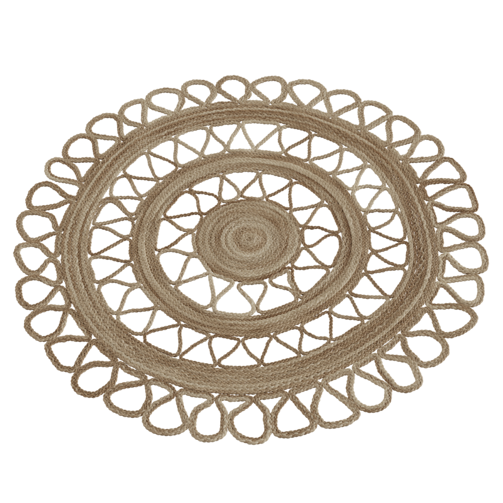 Jute rug 01 imeshh 3d model for blender 4 0 