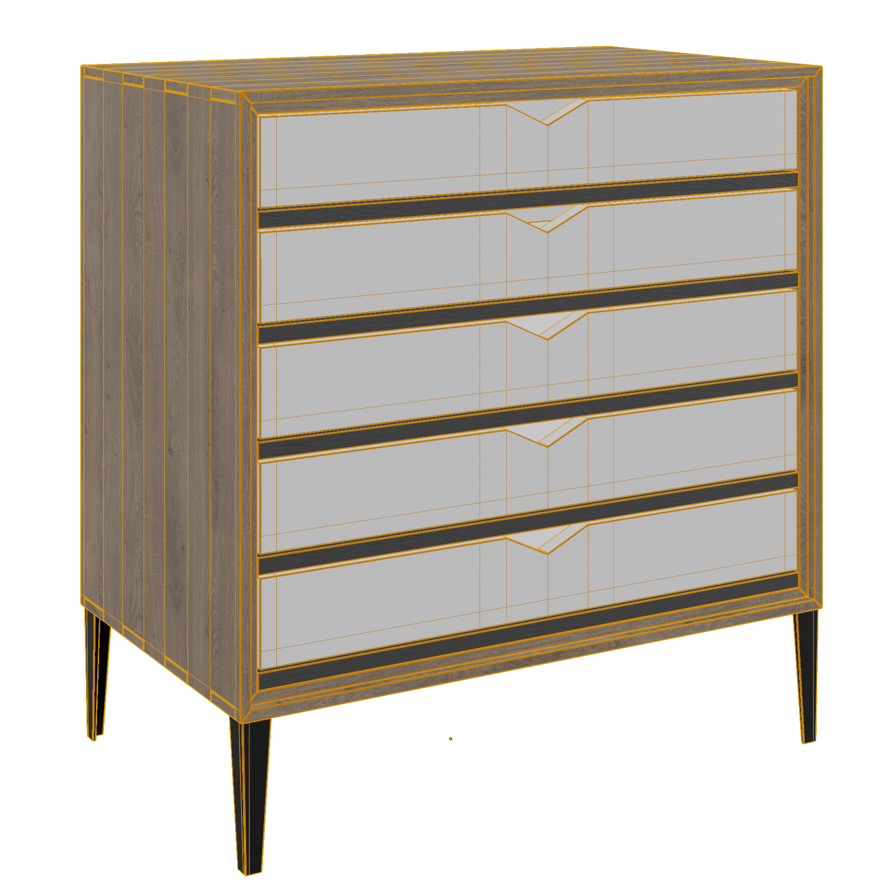 Storage_Dressers_Scandinavian_01_Wireframe