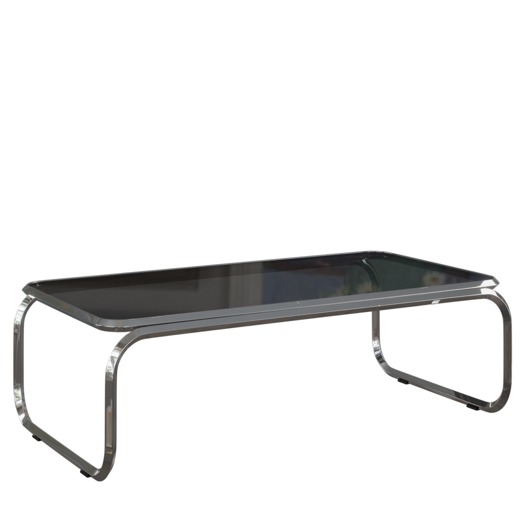 Metal Glass Coffee Table 01 • iMeshh - 3D Model for Blender 4.0+