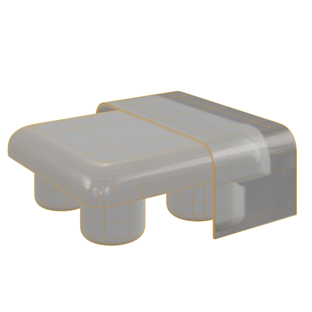 Frosted Glass Coffee Table 01 • iMeshh